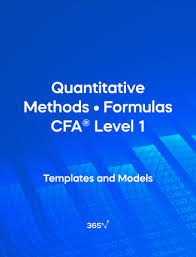 Quantitative Methods Formulas Cfa
