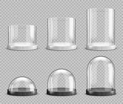 Free Vector Realistic Glass Domes And