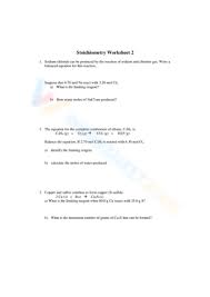 Grade 12 Stoichiometry Worksheets 2024
