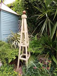 Garden Obelisk Trellis Planter