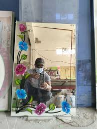 Anil Patidar On Wall Mirror Glass