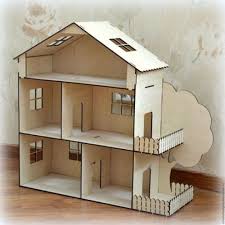 Laser Cut File Plan Doll House For