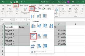 How To Create A Progress Bar In Excel