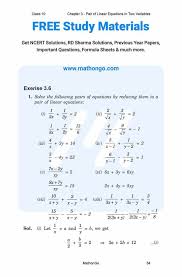 Class 10 Maths Chapter 3 Exercise 3 6