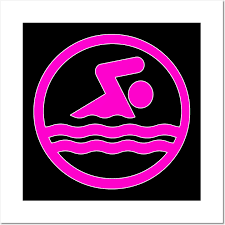 Diving Girls Swimmer Swim Icon