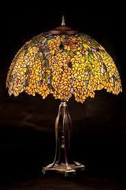 Stained Glass Table Lamp Laburnum