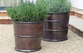 10 Easy Pieces Bronze Garden Planters