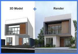 Create Architectural 3d Model And
