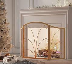 Kingson 3 Panel Arched Fireplace Screen