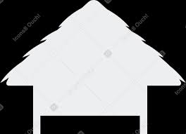 House With Thatched Roof Png Svg
