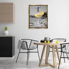 Daphne Poli Gold Floater Frame