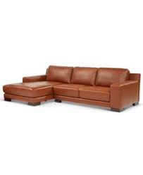 Darrium 2 Pc Leather Sofa With Chaise
