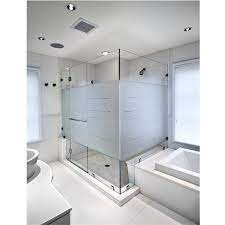Stylish Frosted Glass Shower Screen