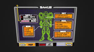 super metroid samus status screen