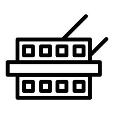 Digital Wall Console Icon Outline