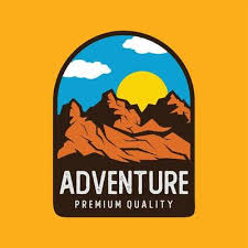 Rock Mountain Sun Logo Adventure