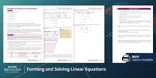 Forming And Solving Equations