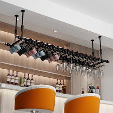 Ceiling Wine Glass Rack Hanging Wine