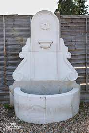Hand Carved Stone Wall Fountain