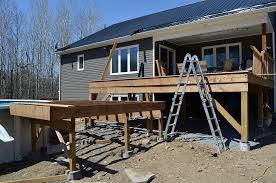 frame a deck posts beams and joists