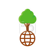 World Tree Logo Icon Design Posters For