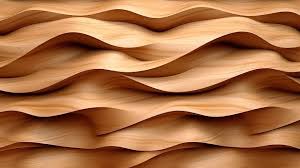 Unique Geometric Wall Panel With Wavy