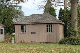 Custom Amish Built Hip Roof Style Sheds