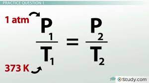 Gay Lussac S Gas Law Equation And