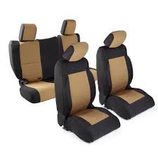 Smittybilt Blk Tan Custom Neoprene Seat