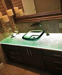 75 Green Tile Bathroom With Glass