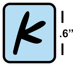 Friends Font Alphabet Stencil Kit 6