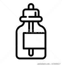 Toxic Liquid E Cigarette Bottle Icon