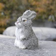 Mini Plush Rabbit Garden Decoration