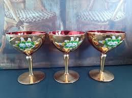 Murano Tre Fuochi Wine Glass Champagne