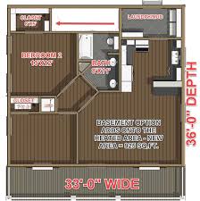 Country House Plan 2 Bedrms 1 Baths