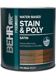 Water Based Wood Stain Poly Urethane