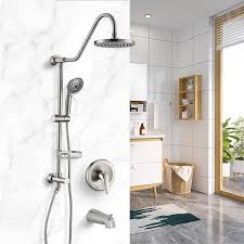 Round Bathroom Tub And Shower Faucet
