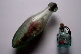 Witch Bottle Filled With Teeth Pins