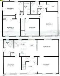 3 Bedroom Rectangular House Plans