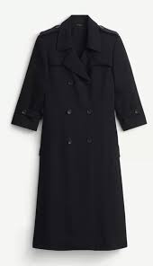 Zara Black Trench Coats For Women For