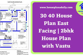 30 40 House Plan East Facing 3bhk