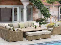 Fairford Rattan L Shape Sofa