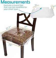 Houseables Plastic Chair Covers Dining