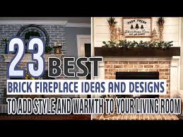 23 Best Brick Fireplace Ideas And