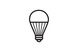 Led Lamp Icon Energy Economy Technology