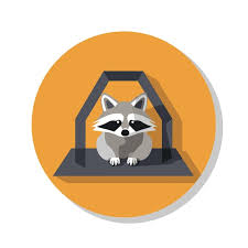 A Raccoon Is Sitting In A Car Seat