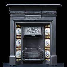 Antique Metal Fireplaces Cast Iron