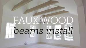 faux wood beams heights house jenna