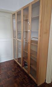 Ikea Billy Bookcase With 2 Fully Glass