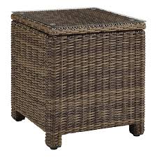 Crosley Bradenton Wicker Patio End